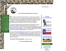 Tablet Screenshot of dovehunt.com